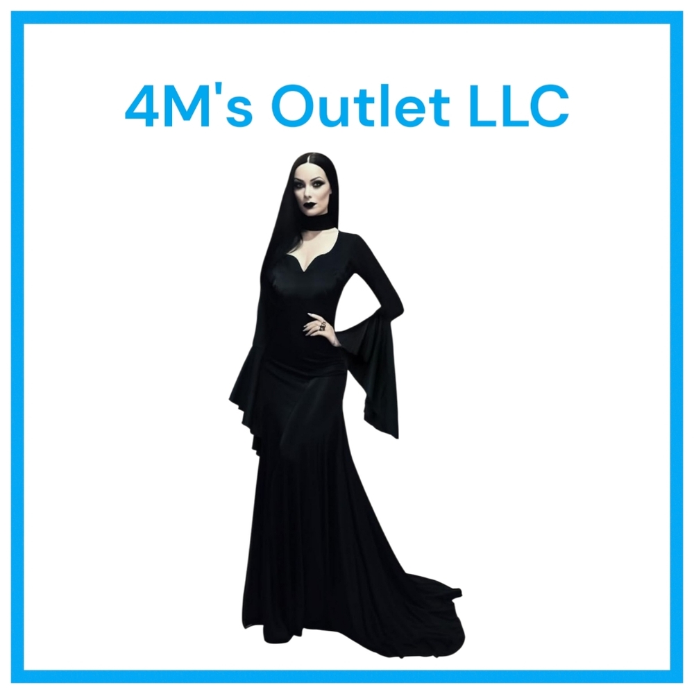 Source Unknown Black Long Sleeve Gown